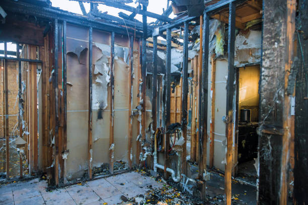 Professional Fire Damage Removal technician working in Manchaca, TX